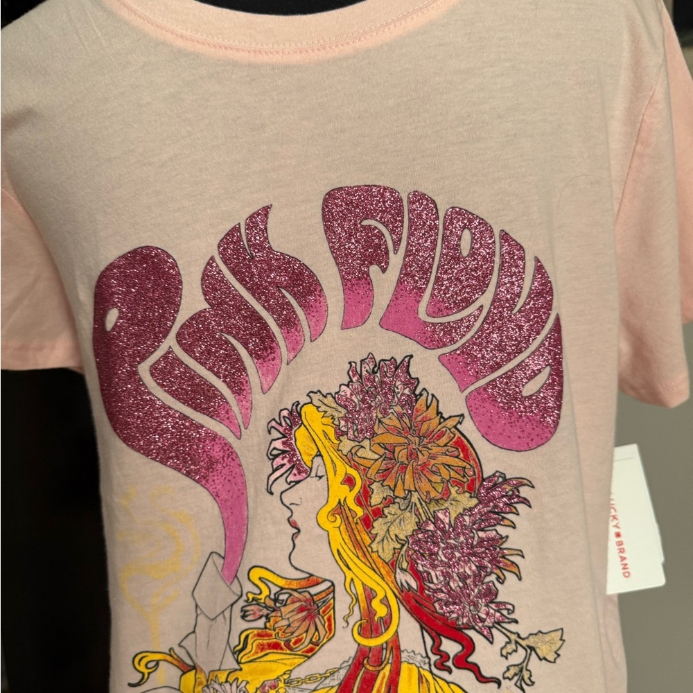 Lucky Brand Pink Floyd Graphic Tee - Pink, Woman’s-Cut, M, NWT